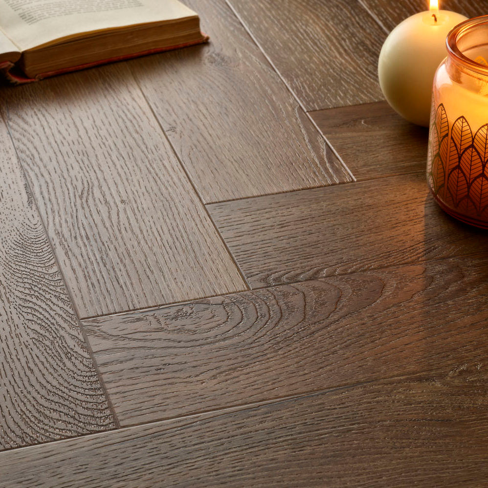LVT in bathroom natural wood