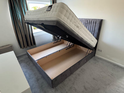Bespoke Ottoman Storage Bed – Made to Order in Your Choice of Fabric & Design